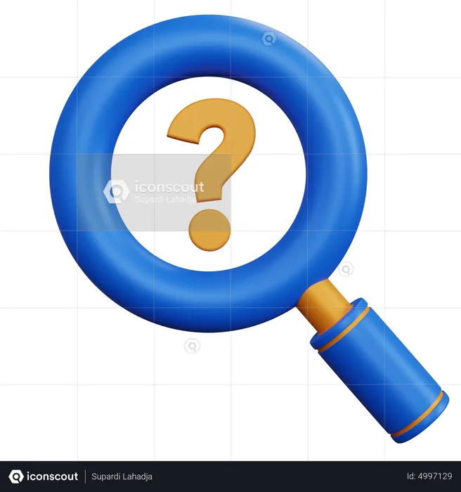 Faq Search  3D Icon