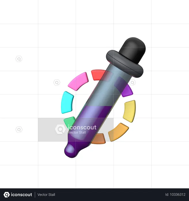 Farbwähler  3D Icon