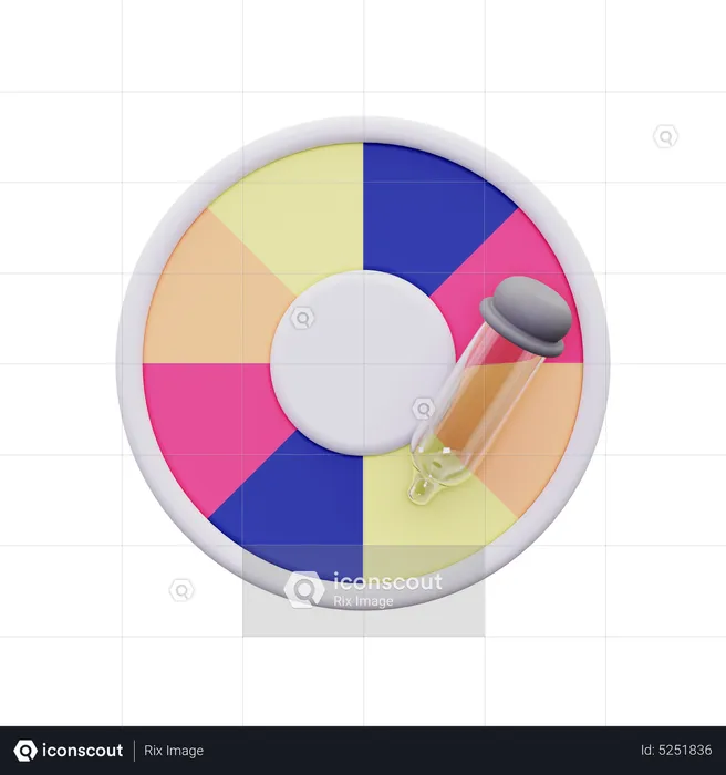 Farbwähler  3D Icon