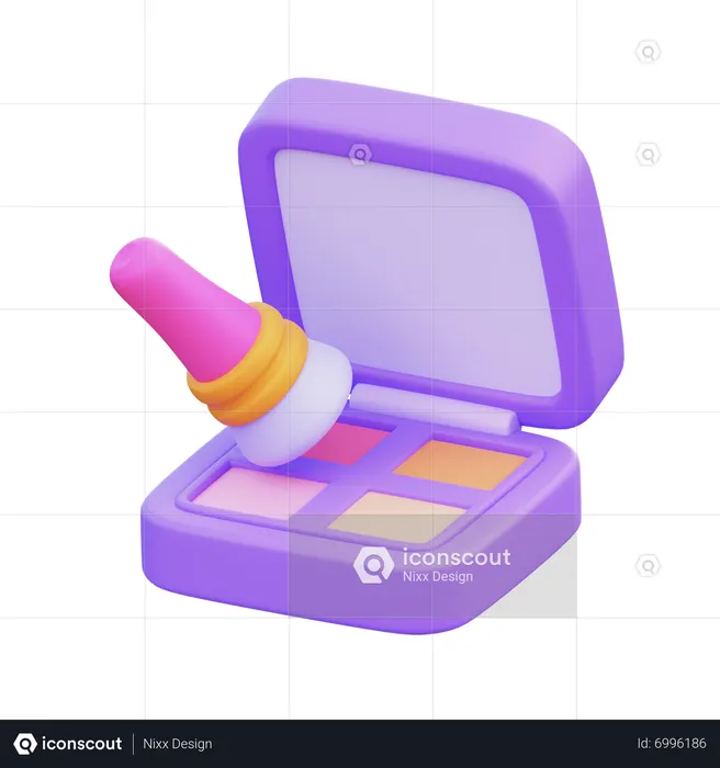 Le fard à paupières  3D Icon