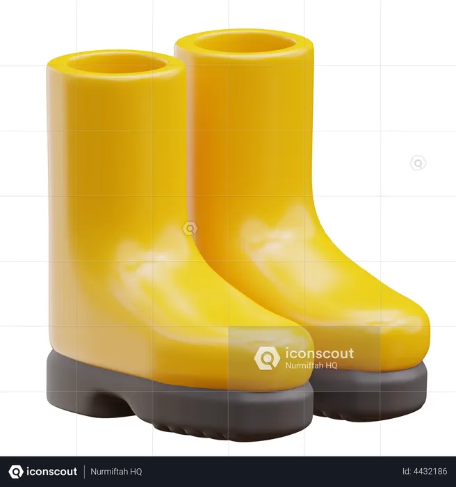 Farm Boots  3D Icon
