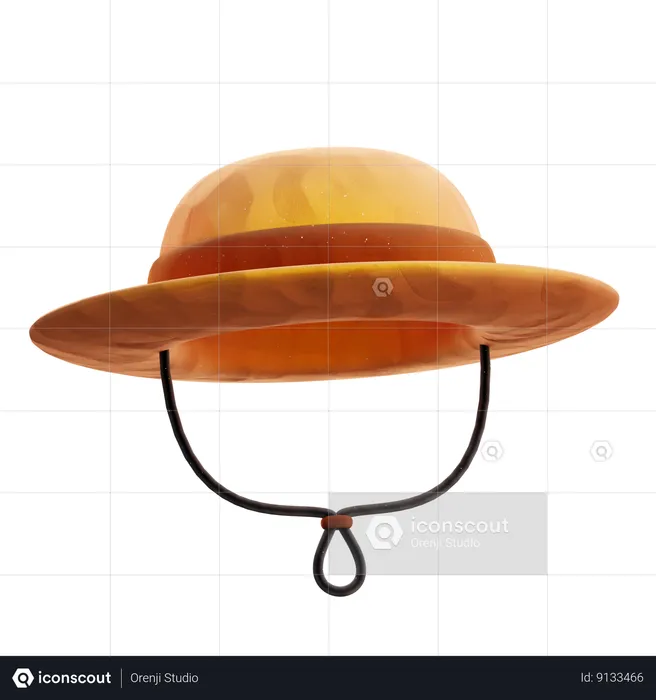 Farm Hat  3D Icon