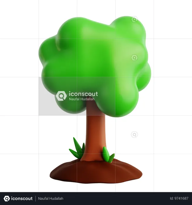 Farm Tree  3D Icon