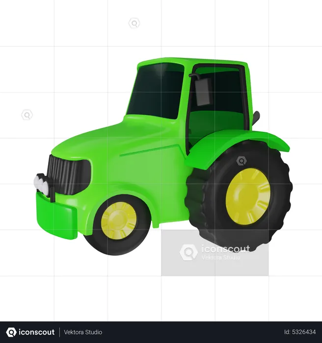Farm Truck  3D Icon