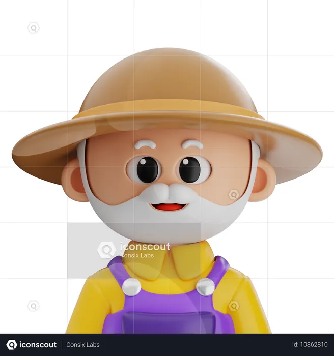 Farmer  3D Icon