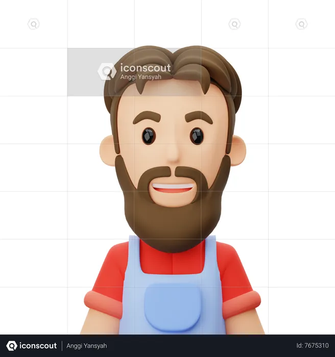 Farmer  3D Icon