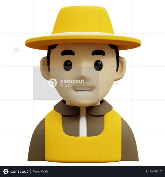 Farmer  3D Icon