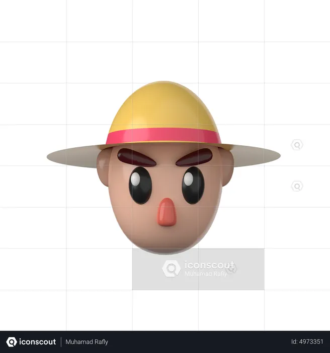 Farmer  3D Icon