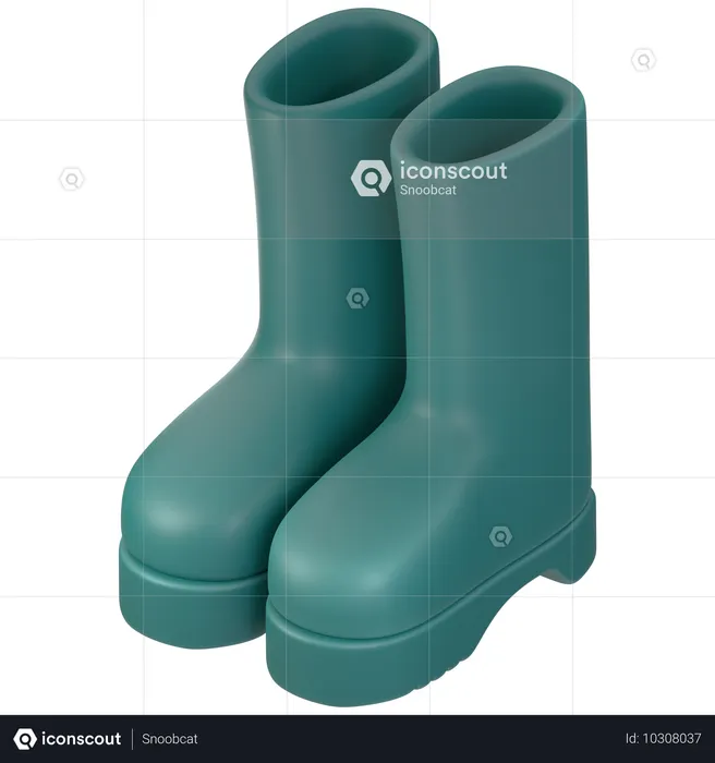 Farmer Boot  3D Icon