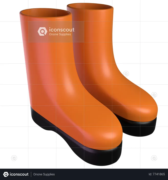 Farmer Shoes  3D Icon