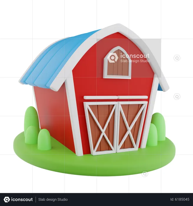 Farmhouse  3D Icon