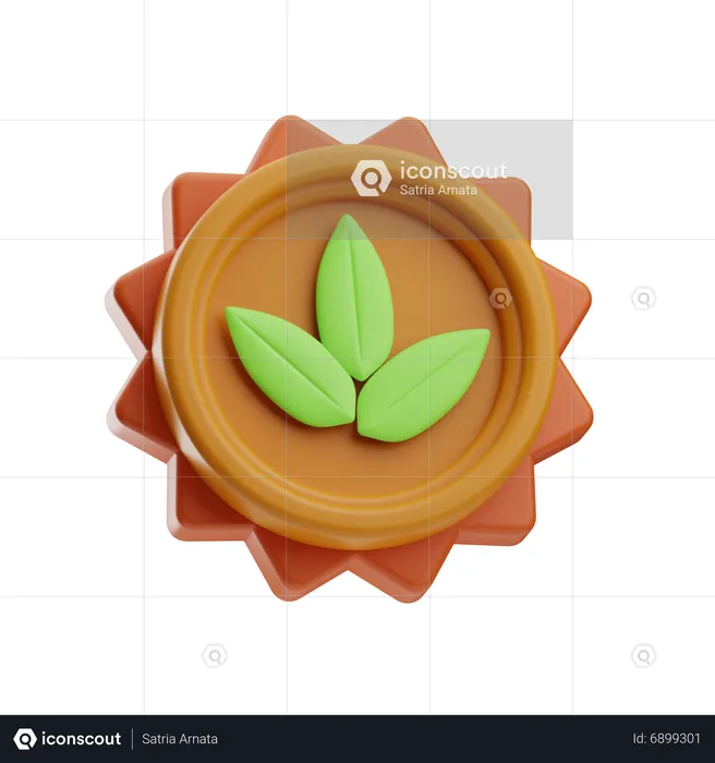 Farming Badge  3D Icon