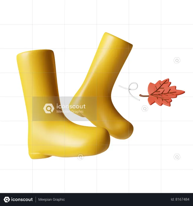 Farming Boots  3D Icon