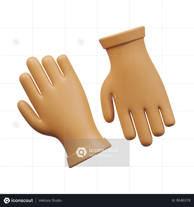 Farming Gloves  3D Icon