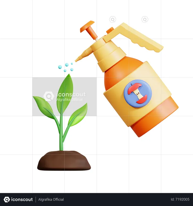 Farming With Compost  3D Icon