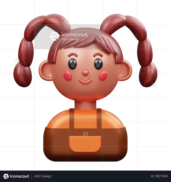Farming Woman Emoji 3D Illustration