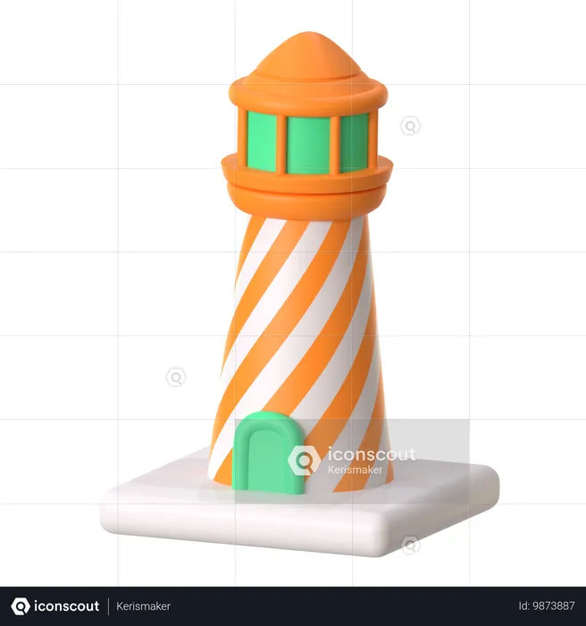 Faro  3D Icon