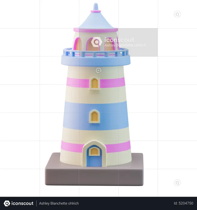 Faro  3D Icon