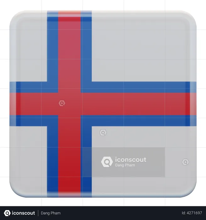 Faroe Islands Flag Flag 3D Flag