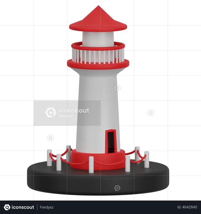 Farol  3D Illustration