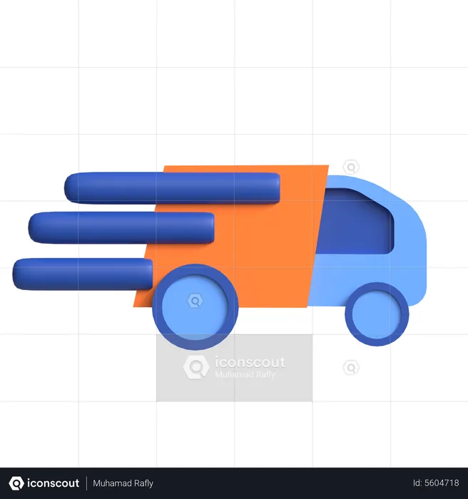 Fast Delivery  3D Icon