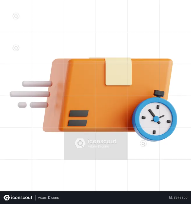 Fast Delivery  3D Icon