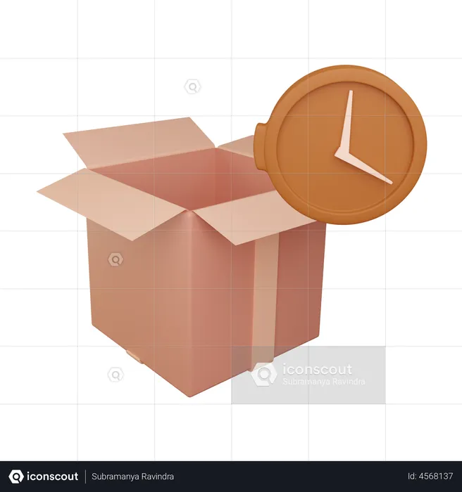 Fast Delivery  3D Illustration