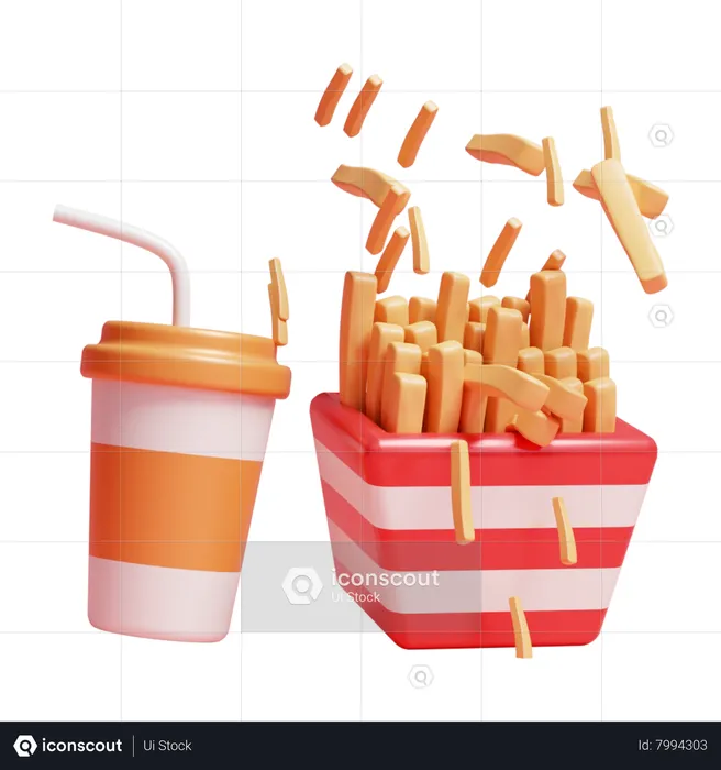 Fast Food  3D Icon