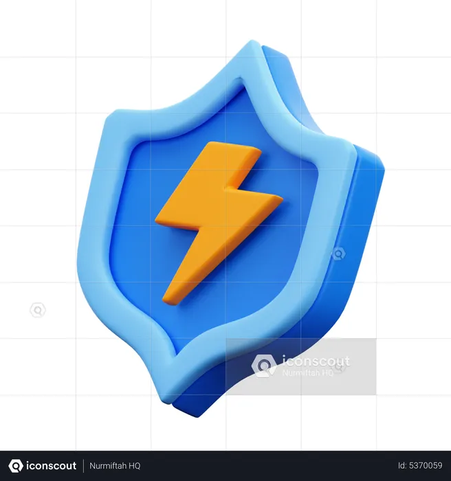 Fast Protection  3D Icon