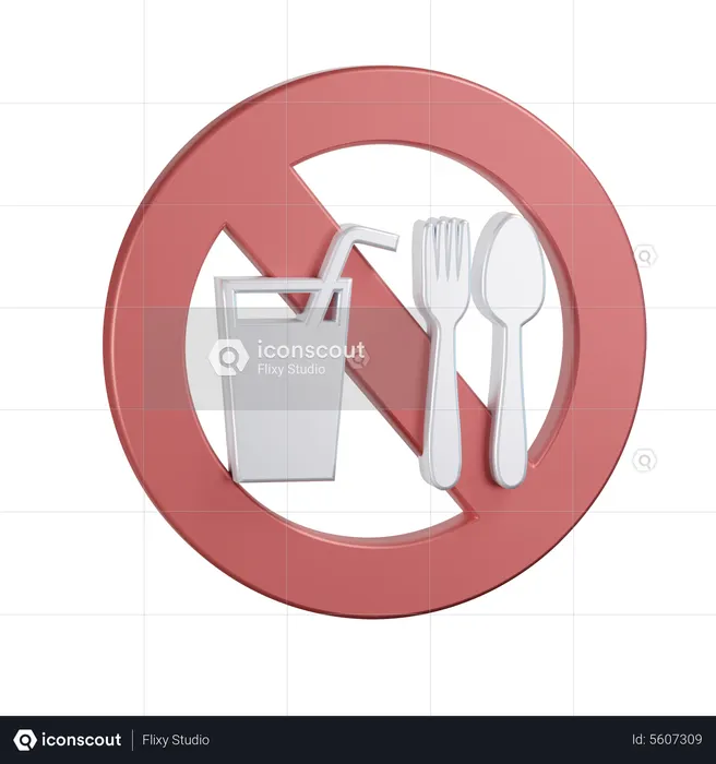 Fasting  3D Icon