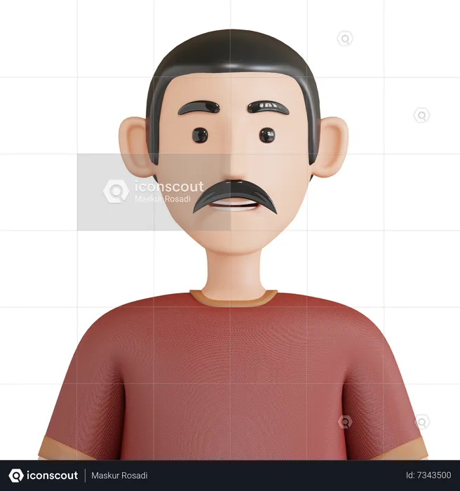 Father Avatar  3D Icon