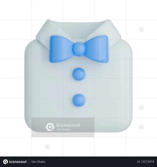 Father Shirt  3D Icon