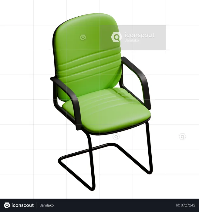 Fauteuil d'invité de bureau  3D Icon