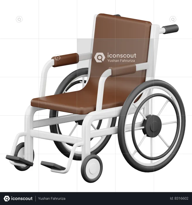 Fauteuil roulant  3D Icon