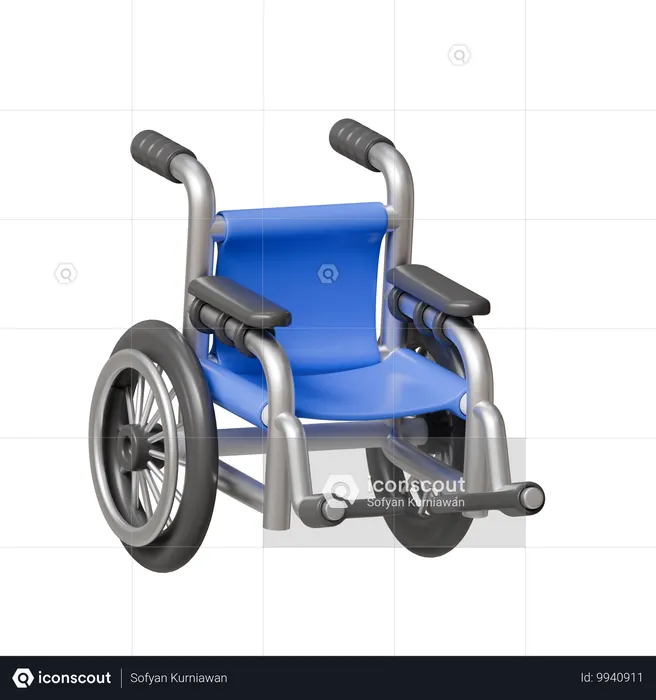 Fauteuil roulant  3D Icon