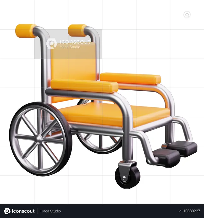 Fauteuil roulant  3D Icon