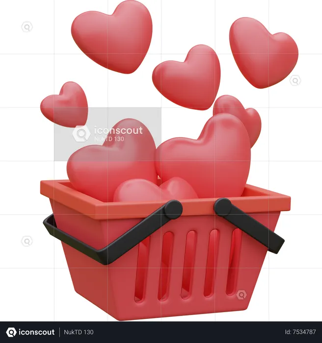 Basket, heart, like, love, online, shopping icon - Download on Iconfinder