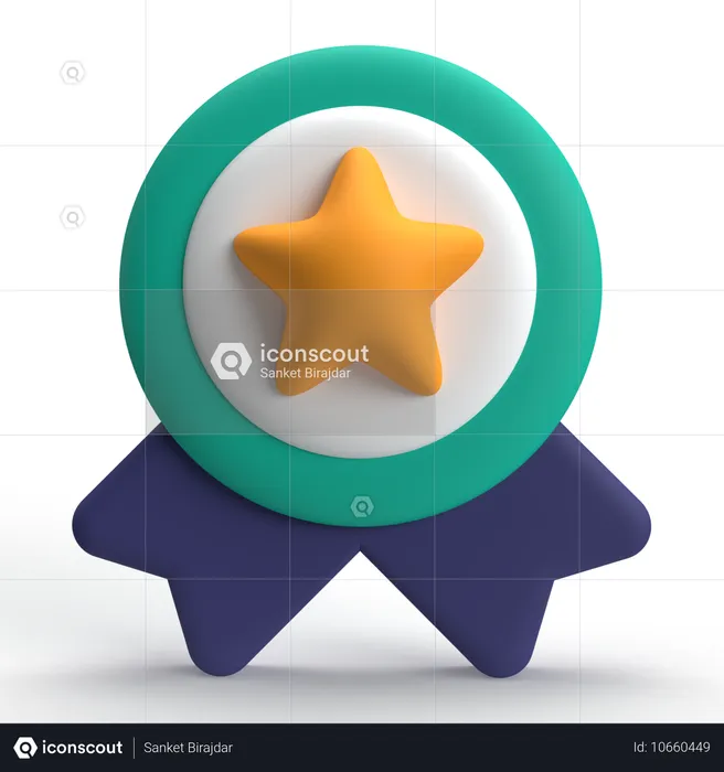 Favorite Badge  3D Icon