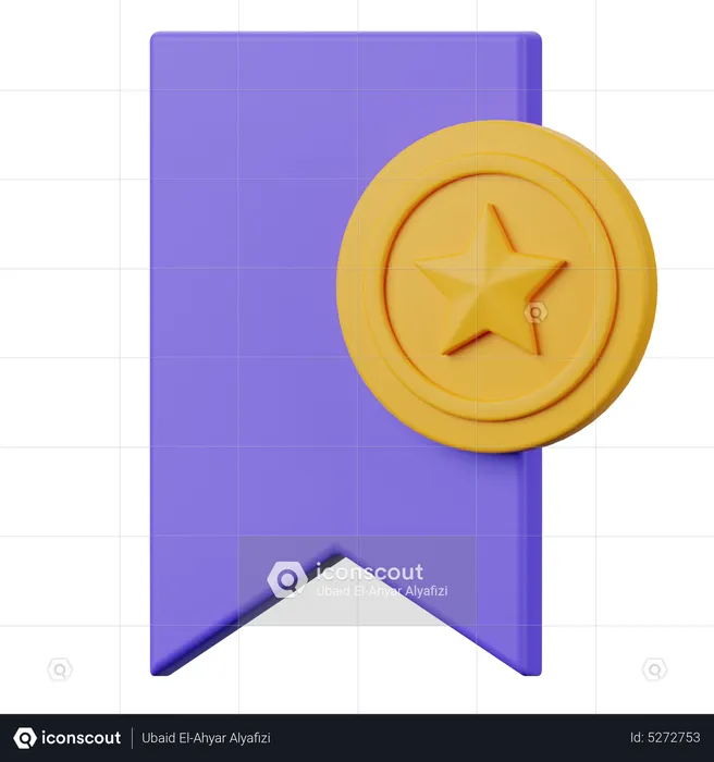 Favorite Bookmark  3D Icon