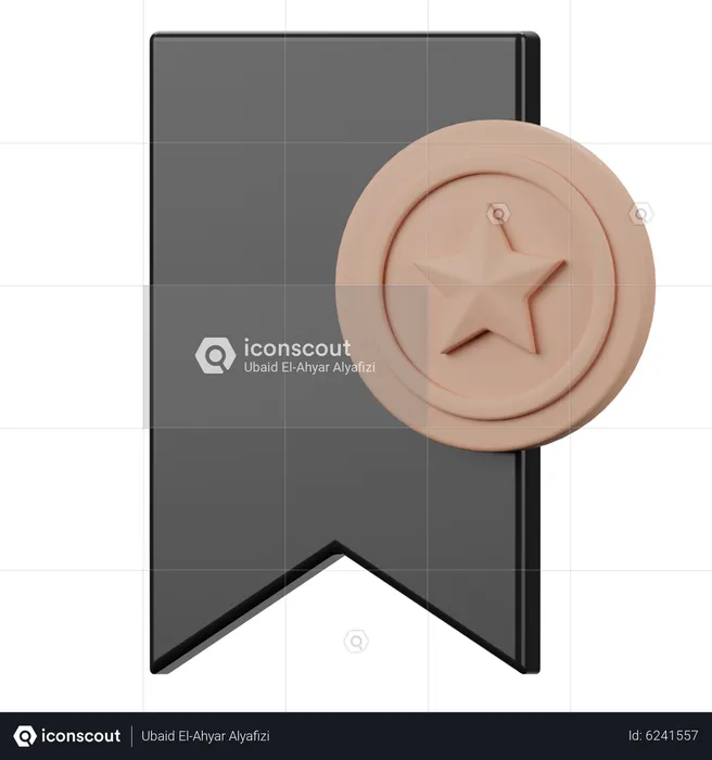Favorite Bookmark  3D Icon