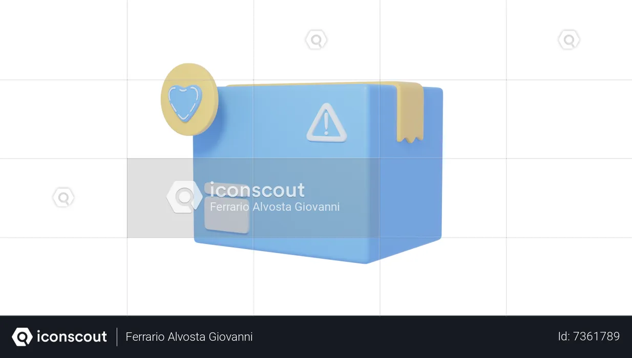 Favorite Box  3D Icon