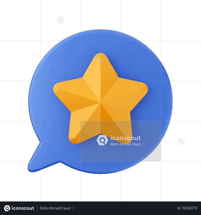 Favorite Chat  3D Icon