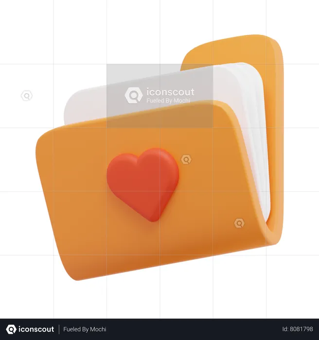 Favorite Folder  3D Icon