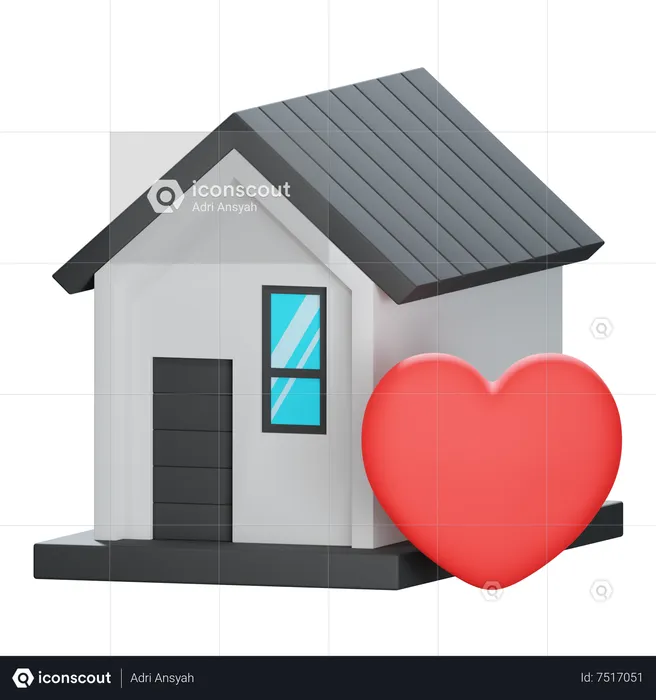 Favorite House  3D Icon