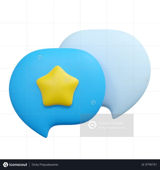 Favorite message  3D Icon