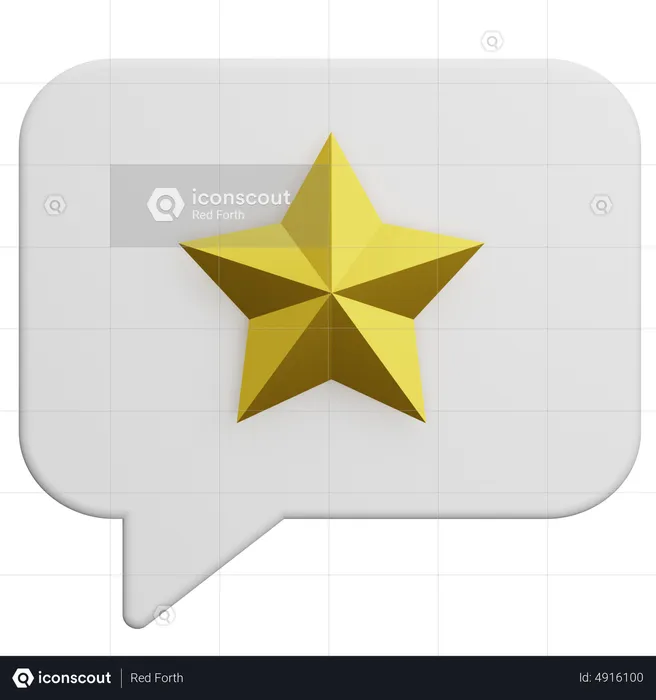 Favorite Message  3D Icon