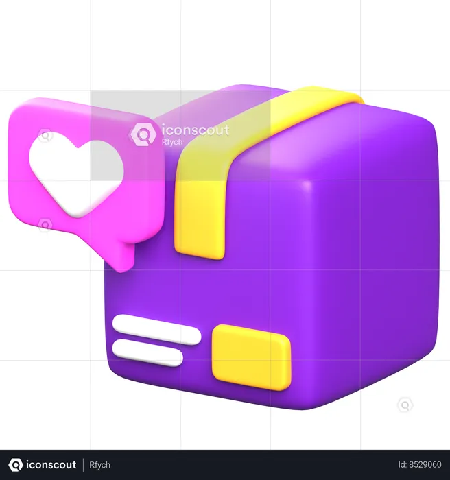 Favorite Package  3D Icon