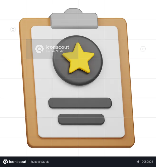 Favorite Report  3D Icon