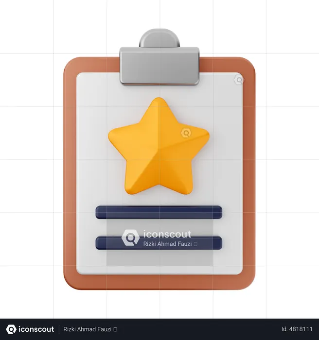 Favorite Report  3D Icon