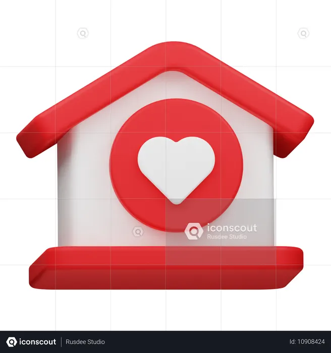 Favourite House  3D Icon